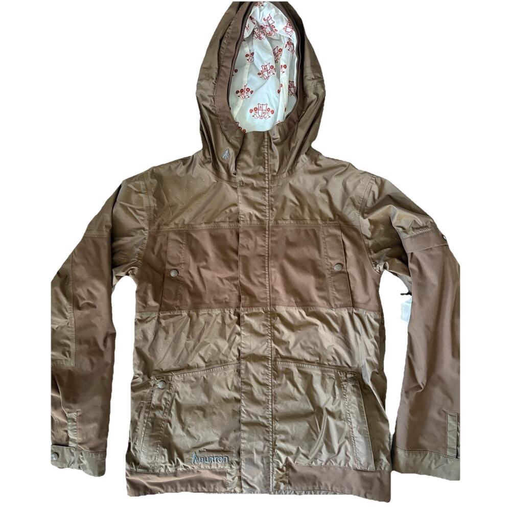 Burton Shawn White Snowboarding Cosmic Delight Jacket Brown Mens Size Small